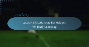 Read more about the article Lucas Neill: Ledarskap i landslaget, VM-historia, Bidrag